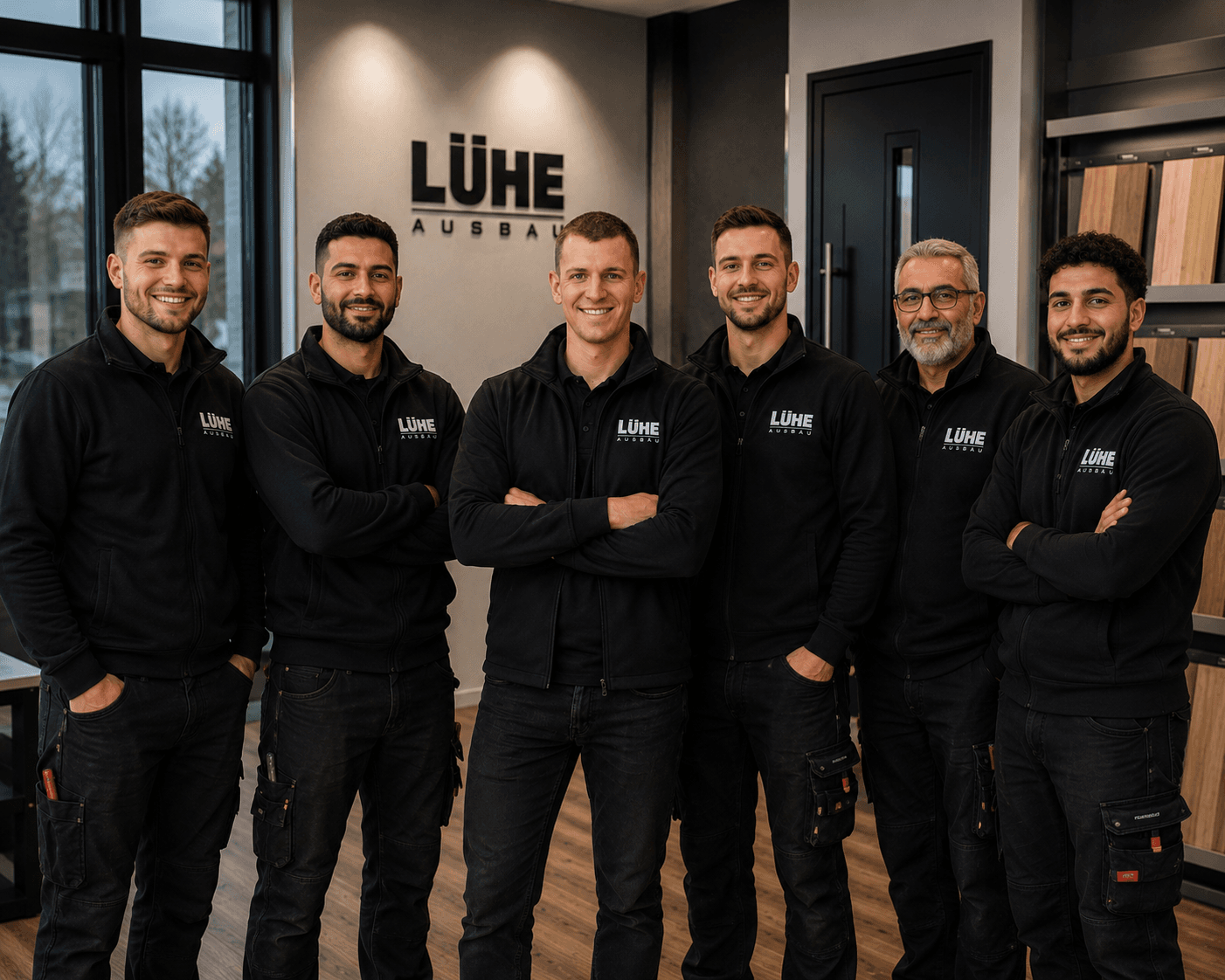 Das Team von Lühe Ausbau bei der Arbeit
